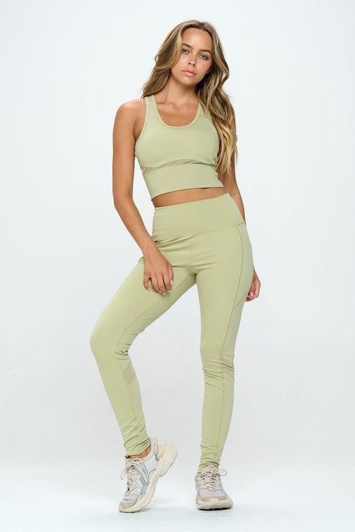 Two Piece Activewear Cut Out Set