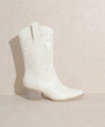Embroidered Short Western Boots