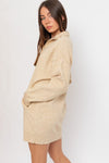 Half Zip Sweater Dress