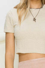 Cozy Knitted Cropped Sweater Top