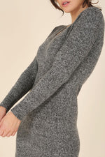 Melange Sweater Maxi Dress