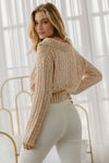 Slouchy Collared Pullover Sweater